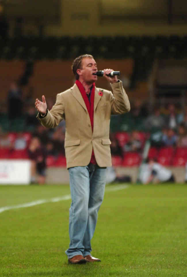 Paul Child at the Millennium Stadium, Cardiff, Wales