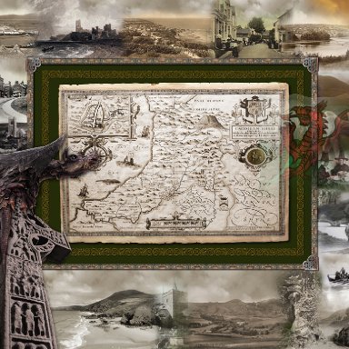 The old county map of Cardiganshire