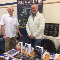 Nigel and I at the Llandeilo Book Fair.