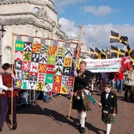 St David's Day Parade. Cardiff 2009
