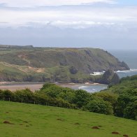 Looking towards Three Cliffs Bay