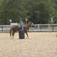 Hailey the future barrel racer