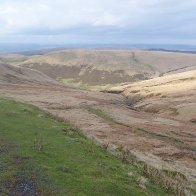 a view from Lyn y Fan in February