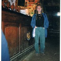 Girl who came to visit the tent people in Berrien