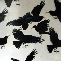 'Murmur'  Oil on canvas &copy; Diane Walkey 2010