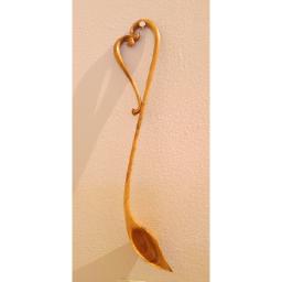 Simple Heart Lovespoon &ndash; in Peach