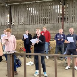 watch-johns-boys-belt-out-their-favourite-songs-in-their-welsh-cowshed